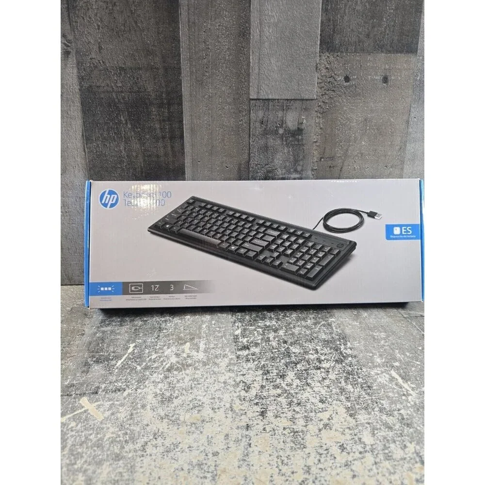 HP Keyboard 100 2UN30AA#ABL *New In Box*